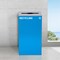 Alpine Industries 87 Gal. 3-Stream Steel Blue Recycling, Green Mixed, and Black Commercial Trash Can Station ALP4450-BLK-KIT31 - alternate 10
